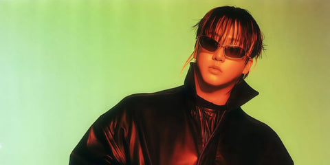 South Korean rapper Changbin of K-Pop group Stray Kids was seen wearing Balenciaga BB0357SA 002 sunglasses in a Dazed Korea feature, February 2025.