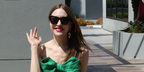 Actress Charis Michelsen was seen wearing black Saint Laurent Sun SL 214 Kate 001 sunglasses at the EWOW Creations Emmy Award Gifting Suite, September 2025. Shop online now on Pretavoir