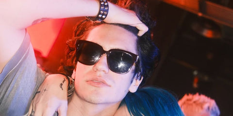 Singer and TikToker Chase Hudson was seen wearing black Saint Laurent Sun SL M40 003 sunglasses in his Instagram post, November 2025.