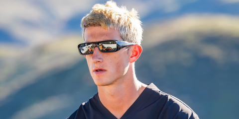 American motorcycle racer Chase Sexton was seen wearing black Oakley Permian OO9520 01 Prizm sunglasses in his Instagram post, December 2025.