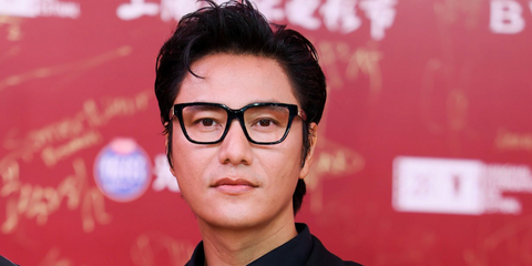 Chinese actor Chen Kun was seen wearing black Burberry BE2457U 3001 optical glasses at the Shanghai International Film Festival 2026 gala night red carpet.