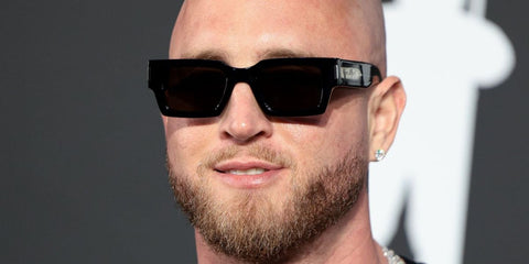 Chet Hanks was seen wearing black Saint Laurent SL 572 001 sunglasses at the MTV Video Music Awards 2024.