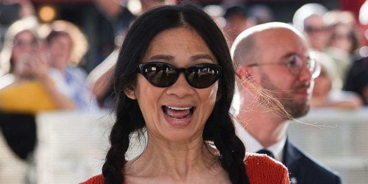Filmmaker Chloe Zhao was seen wearing black Oliver Peoples Lerrue OV5615SU 1731/R5 cat eye sunglasses at the Cannes Film Festival 2026 Jury's Dinner