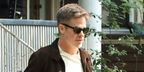 Chris Pine was seen wearing black Saint Laurent Sun SL 874 001 sunglasses on the set of "The Catch" in Brooklyn, August 2026.