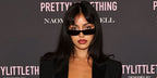 Saint Laurent Sun SL 557 Shade 001 - As Seen On Hailey Bieber & Rihanna