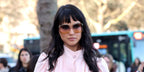 Courtney Eaton was seen wearing Chloe CH0286S 004 sunglasses at the Chloé Fall/Winter 2025 fashion show during Paris Fashion Week