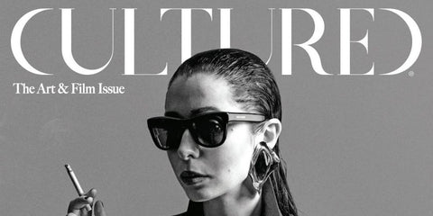 Cristin Milioti was seen wearing black Saint Laurent Sun SL 674 001 square sunglasses on the cover of Cultured Magazine