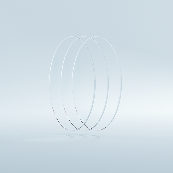 Crizal Sapphire HR clear lens packshot