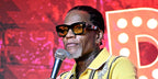 D.L. Hughley was seen wearing black Tom Ford Ilias TF1154 01E sunglasses with yellow Photochromic lenses while performing at The Ice House Comedy Club, April 2025