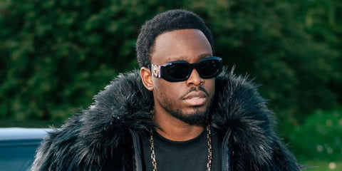 French-Congolese singer Dadju was seen wearing black Versace 4425U GB1/87 sunglasses. Shop online now on Pretavoir