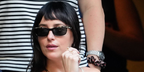 Dakota Johnson was seen wearing black Valentino La Coureuse VG0044S 001 sunglasses at the US Open 2026.