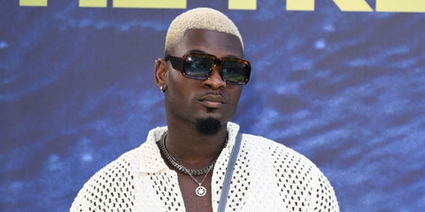 Television personality Dami Hope of Love Island (2022) was seen wearing tortoiseshell Loewe x Paula's Ibiza LW40064U 53V sunglasses with blue lenses at the special fan screening of Meg 2: The Trench in London, August 2023.