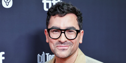 Dan Levy was seen wearing black Givenchy GV Day GV50079I 001 optival glasses at the Toronto International Film Festival 2025. Shop online now on Pretavoir
