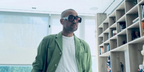 Brazilian footballer Dani Alves as seen wearing black Loewe x Paula's Ibiza LW40064U 01Y sunglasses with red lenses, in his Instagram post, July 2025. Shop online now on Pretavoir