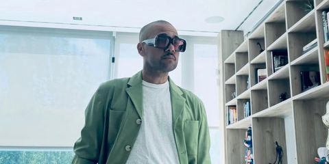 Brazilian footballer Dani Alves as seen wearing black Loewe x Paula's Ibiza LW40064U 01Y sunglasses with red lenses, in his Instagram post, July 2025. Shop online now on Pretavoir