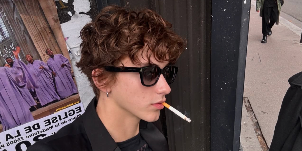 Actor Daniel Millar was seen wearing black Saint Laurent Sun SL 522 001 sunglasses with grey gradient lenses in his Instagram post, September 2024.