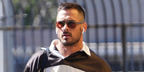 American football wide receiver Danny Amendola was seen wearing transparent green Garrett Leight Mr. Leight Rell S ML2030 HUN-SV/TAHR sunglasses with red lenses at the "Dancing With The Stars" rehearsal studios in Los Angeles, October 2024. Shop online now on Pretavoir