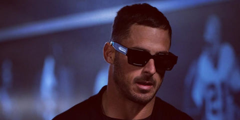 American football wide receiver Danny Amendola was seen wearing black Saint Laurent SL 572 001 sunglasses in his Instagram post, July 2023. Shop online now on Pretavoir