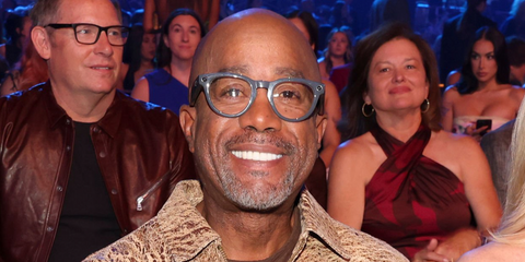 Singer-songwriter Darius Rucker was seen wearing matte black Ray-Ban Meta Headliner Gen 2 RW4013 601S/SB Smart Glasses at the American Music Awards 2026.