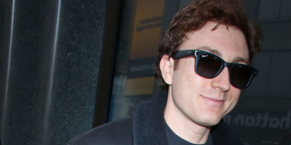 Actor Daryl Sabara was seen wearing black Ray-Ban Meta Wayfarer Gen 2 RW4012 601S/T3 Polarised Smart Glasses outside "Live with Kelly and Mark" studio in New York City, November 2925.