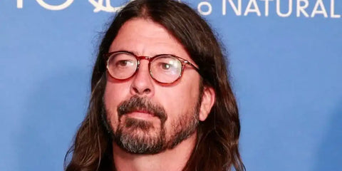 Dave Grohl is seen wearing Ray-Ban Bernard RB 5430 8359 glasses to an event