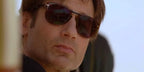 Actor David Duchovny was seen wearing tortoiseshell Persol 0714 Folding 24/57 Polarised sunglasses with brown lenses in Californication, as Hank Moody. Shop online now on Pretavoir