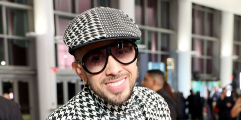 Reggaeton and Latin trap artist De La Ghetto was seen wearing black Tom Ford Troy TF836 001 Blue Control glasses at the 2024 Latin Recording Academy Person of The Year Honoring Carlos Vives in Miami.