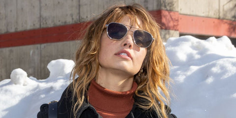 Debby Ryan was seen wearing American Optical Original Pilot C2 BT CL GYN Silver sunglasses at the Sundance Film Festival 2023. Shop online now on Pretavoir