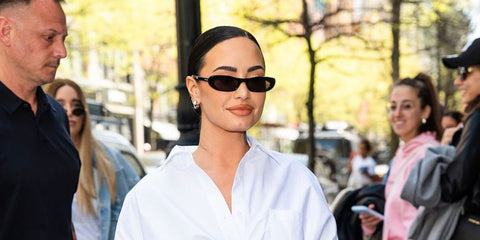 Saint Laurent Sun SL 557 Shade 001 - As Seen On Hailey Bieber & Usher