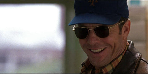 Actor Dennis Quaid was seen wearing Randolph Aviator 23K Gold AF056 sunglasses in 2000 movie "Frequency". Shop online now on Pretavoir