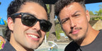 Diego Tinoco was seen wearing black Ray-Ban New Wayfarer RB 2132 901L sunglasses to attend the reunion of Netlix show On My Block