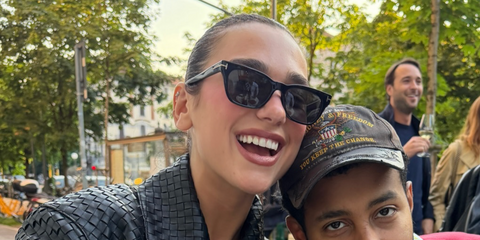 Dua Lipa was seen wearing black Tom Ford Penn-02 TF1362 01A sunglasses in her Instagram post, May 2026.