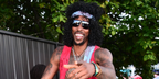 Basketball player Dwight Howard was seen wearing Carrera 1043/S 807WJ Polarised sunglasses at Luv Me Some U Festival in Atlanta, Georgia, September 2022.