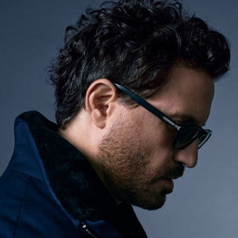 Venezuelan actor Edgar Ramirez was seen wearing black Giorgio Armani AR8244 5875/53 sunglasses in That's So Armani campaign, 2025.