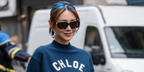 Hong Kong actress Elva Ni was seen wearing tortoiseshell Chloe CH0237SK 002 sunglasses with brown lenses at the Chloé Fall/Winter 2024 fashion show during Paris Fashion Week. Shop online now on Pretavoir