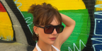 Actress Emilia Jones was seen wearing black Tom Ford Vincent TF1176 01A sunglasses in her Instagram post, June 2026.