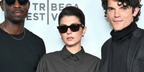 Actress Emily Bader was seen wearing black Oliver Peoples Rosson Sun OV5540SU 1005/P2 Polarised sunglasses at the Tribeca Film Festival 2024.