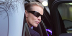 Czech supermodel Eva Herzigova was seen wearing black Gucci GG2273S 001  wraparound sunglasses during Paris Haute Couture Week Fall/Winter 2026