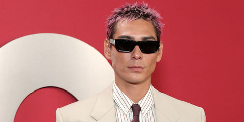 Evan Mock was seen wearing black Saint Laurent Sun SL 837 001 sunglasses at the GQ Men Of The Year Awards 2025.
