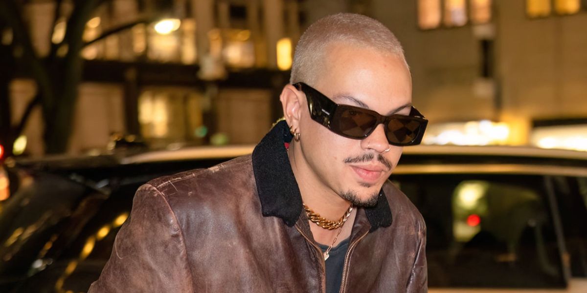 Evan Ross was seen wearing black Saint Laurent Sun SL 654 001 sunglasses during New York Fashion Week season Fall/Winter 2024