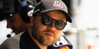 Swedish racing driver Felix Rosenqvist was seen wearing black Ray-Ban Erika RB 4171 601/2P Polarised round sunglasses in Detroit, June 2024