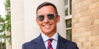 Professional jockey Frankie Dettori was seen wearing Randolph Aviator Matte Chrome AF085 sunglasses