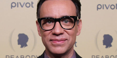 Comedian and SNL actor Fred Armisen was seen wearing black Oliver Peoples Birell OV5524U 1492 optical glasses. Shop online now on Pretavoir