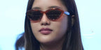 Thai actress Freen Sarocha was seen wearing tortoise Valentino Dauphin VG0008S 002 cat eye sunglasses at an event in Shanghai, March 2026.