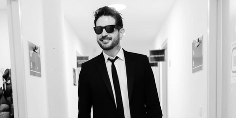 G-Eazy was seen wearing black Ray-Ban Mega Wayfarer RB 0840S 901/31 sunglasses in his Instagram post