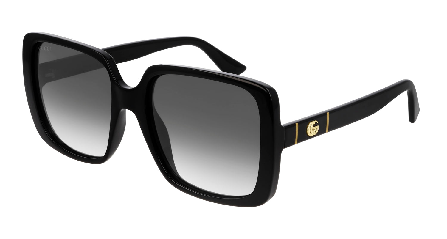 GUCCI スクエア型サングラス ブラックGG0632SA-001　箱付き Gucci GG0632SA 001 Sunglasses - US 小物