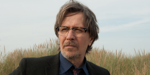 Gary Oldman was seen wearing tortoiseshell Ray-Ban Clubmaster Optical RB 5154 5494 glasses (51mm) in the 2016 movie Criminal