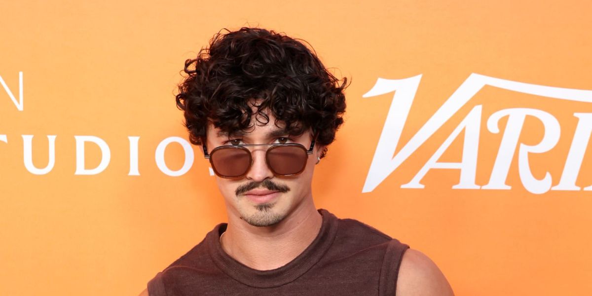 Actor Gavin Leatherwood was seen wearing brown Zegna Orizzonte I EZ0231 48J sunglasses at the Variety's 2024 Power Of Young Hollywood.