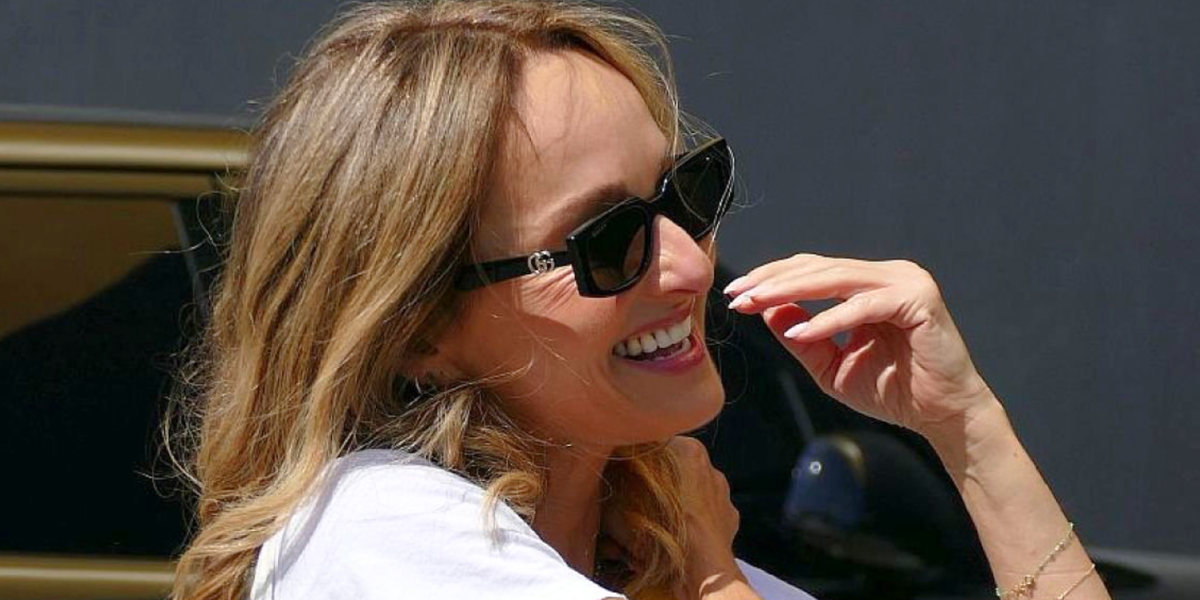 Celebrity chef Giada De Laurentiis was seen wearing black Gucci GG1534S 001 sunglasses at the Dancing With The Stars studio in Los Angeles, September 2026.
