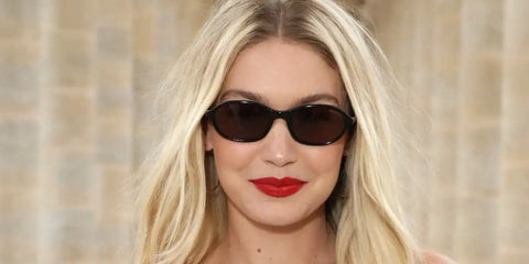 Gigi Hadid was seen wearing DMY Studios Bibi DMYSun12SB Black sunglasses at the ANDAM Fashion Awards in Paris, June 2023. Shop online now on Pretavoir